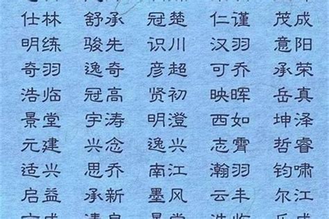 帥氣的名字男|儒雅大气的男生名字（432个最新）